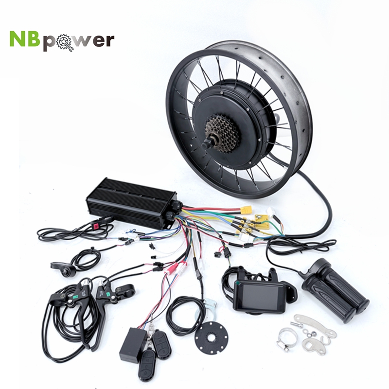 5000W Hub Motor Kit 72V - Kit de Conversão para Bicicleta de