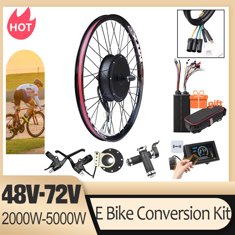 5000W Hub Motor Kit 72V - Kit de Conversão para Bicicleta Elétrica