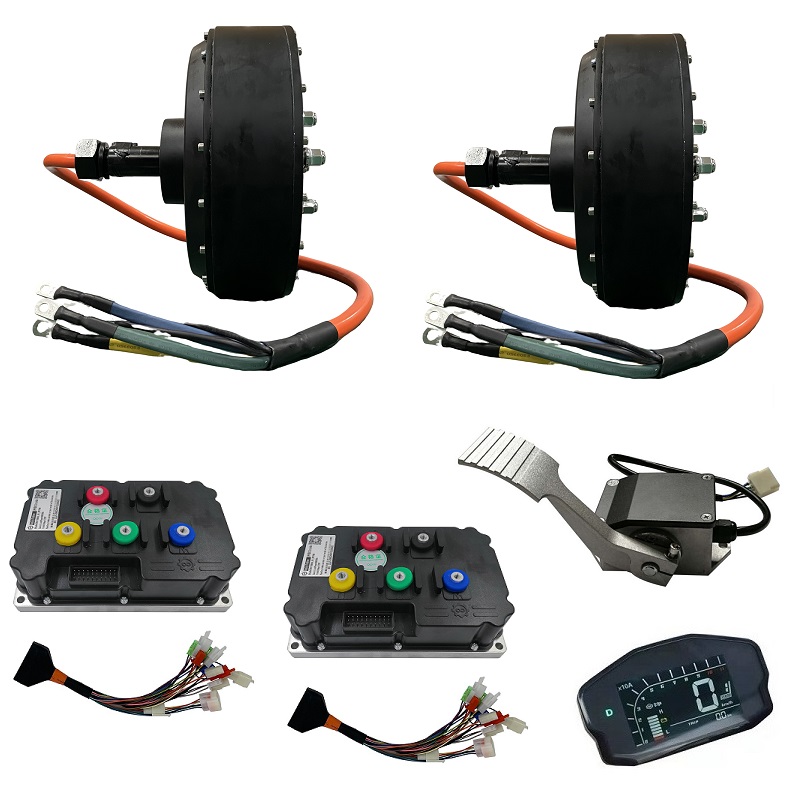 72V 8000W Brushless Hub Motor - Kits de Conversão para Carros Elétricos
