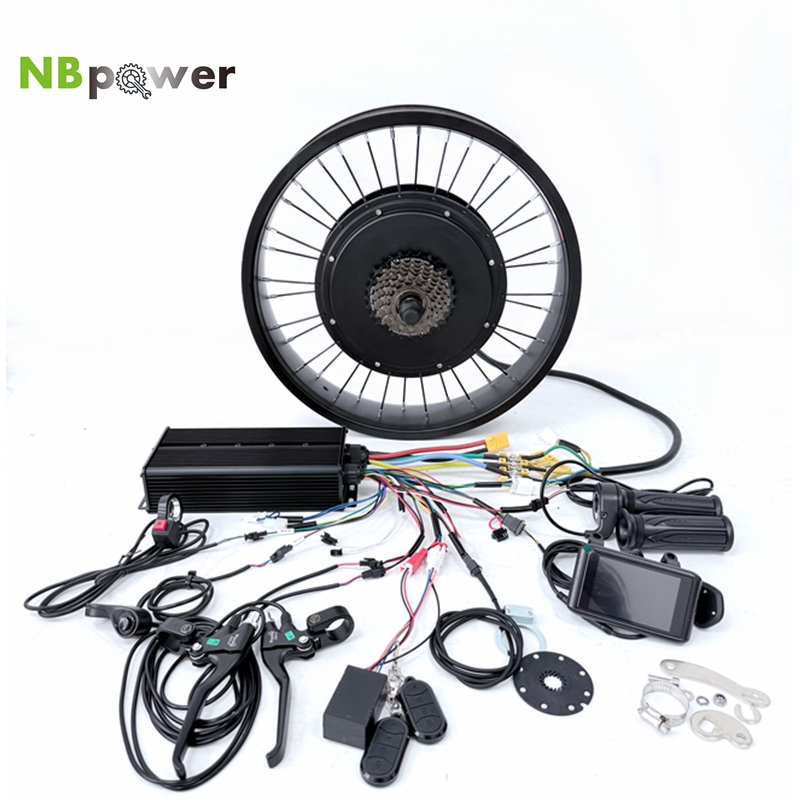 5000W Hub Motor Kit 72V - Kit de Conversão para Bicicleta Elétrica
