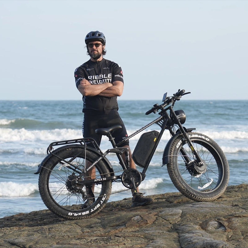Bicicleta Elétrica ANDSKY Apex - 48V 1500W Rear Hub Motor With Battery avaliação e preço