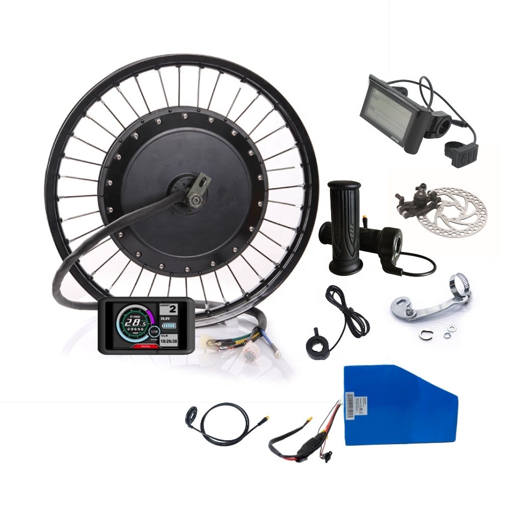 Kit de conversão de bicicleta  - 5000W Hub Motor Kit 72V avaliação e preço