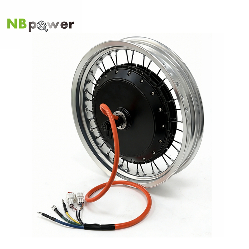 Colorido 17x3.0 nbpower/qs v3  - 72V 8000W Brushless Hub Motor avaliação e preço