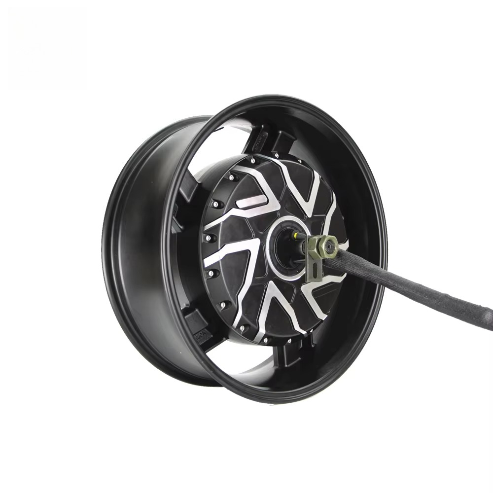 Venda quente: 17x6.0 Polegada  - 12000W Electric Motorcycle Hub Motor avaliação e preço