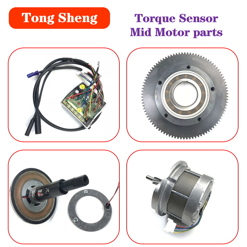 Tongsheng-Bicicleta Elétrica M - Torque Sensor Mid Drive Motor Kit avaliação e preço