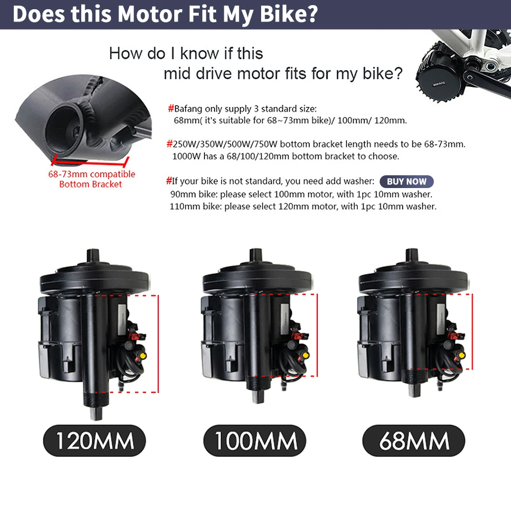 Bafang bbshd 1000w 52v 48v 68m - Mid Drive Conversion Kit 1000W avaliação e preço