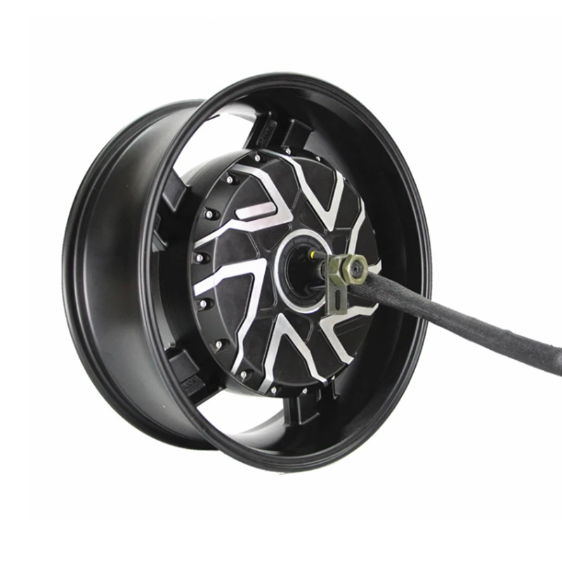 Motor qs 12000w 17x6.0 polegad - 12000W Electric Motorcycle Hub Motor avaliação e preço
