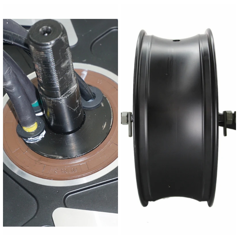 Motor qs 12000w 17x6.0 polegad - 12000W Electric Motorcycle Hub Motor avaliação e preço
