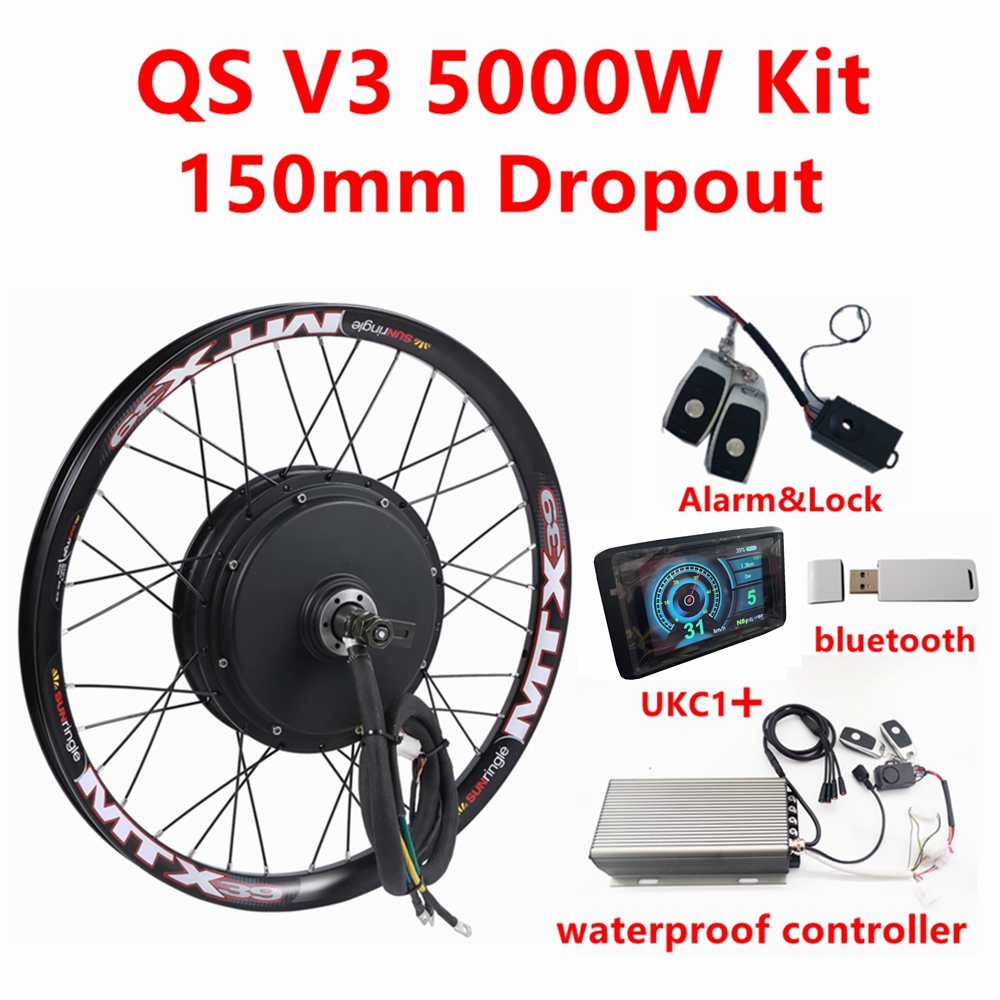 Qs205 v3 48-72v 5000w 3.5t/5t  - 5000W Hub Motor Kit 72V avaliação e preço